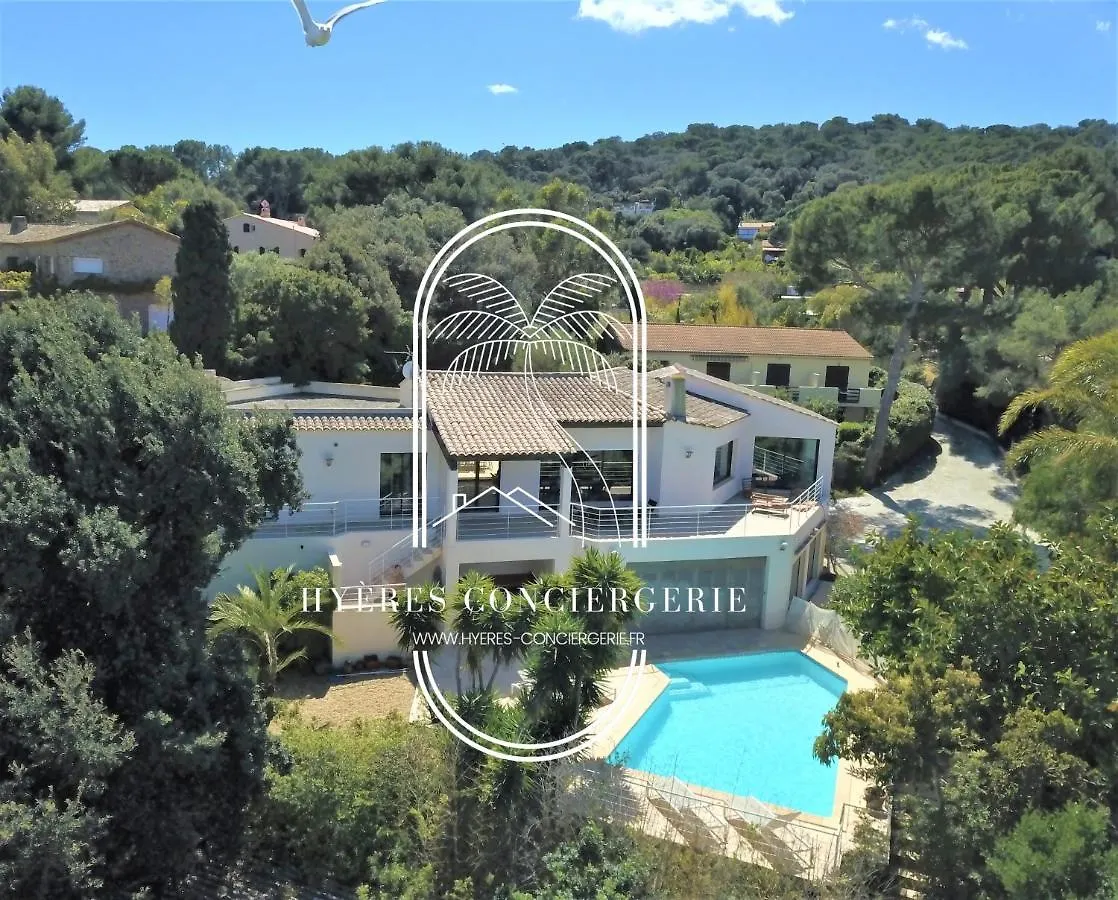 Villa L'Arbanaise Vue Mer Piscine Presqu'Ile Giens By Hc Йер